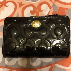 Coach black wallet